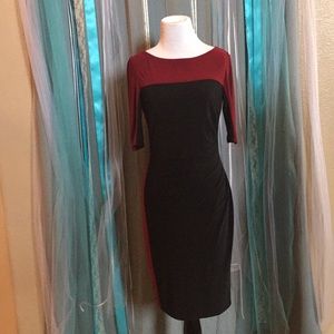 Chaps Jersey Work Dress, Small